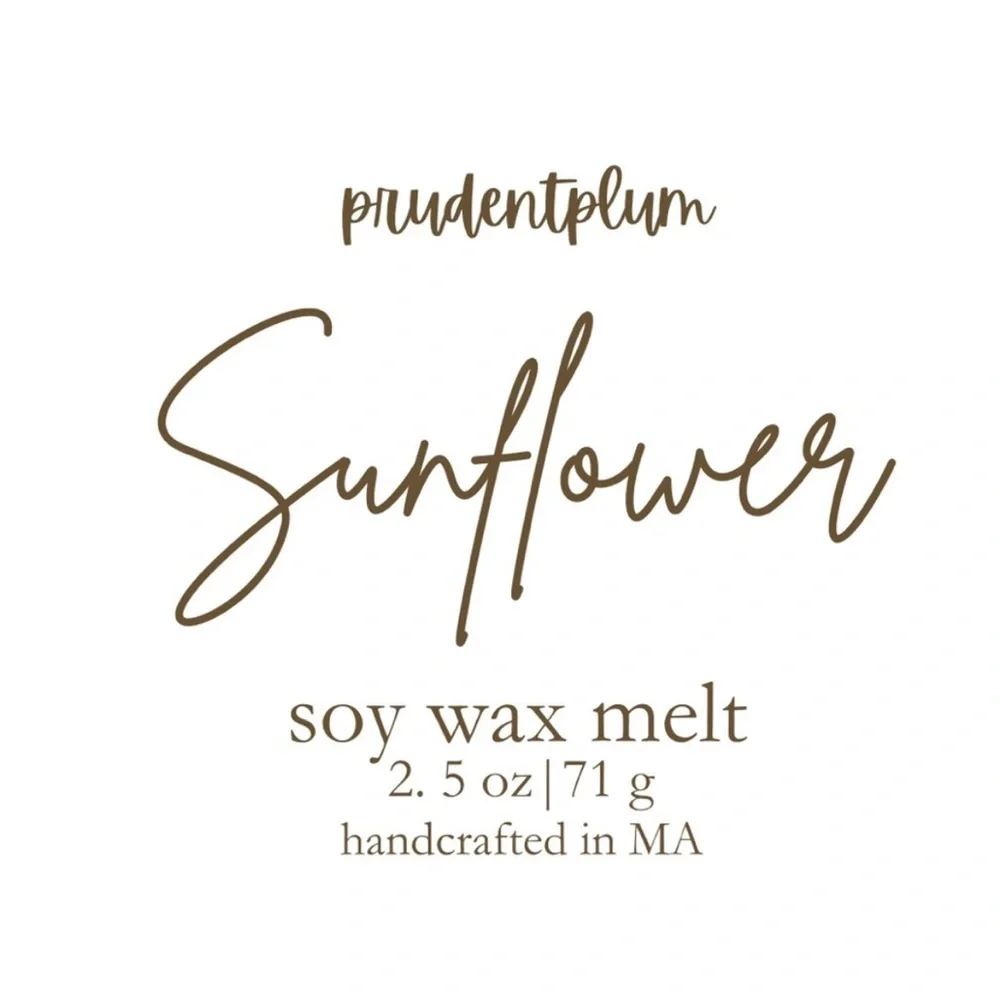 Sunflower Soy Wax Melt 2.5 oz | Melts For Wax Warmer Clamshell